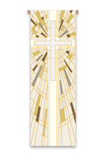 White Cross Banner - WN7505-Church Life-Art Studio Slabbinck-Michigan Church Supply