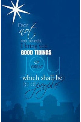 Word Art Star Bethlehem Bulletin Cover 100/pk - AH149468