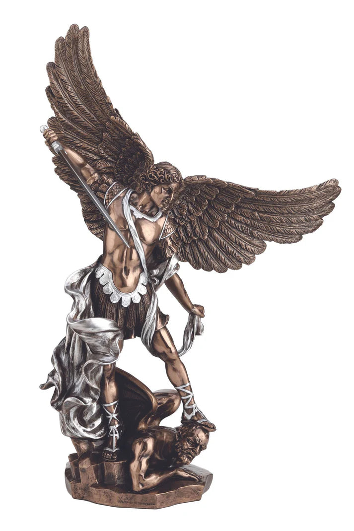 St. Michael Bronze Statue - ZWSR71543BP