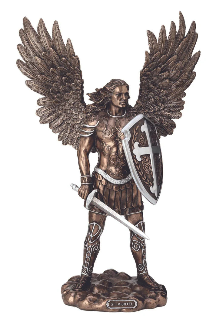 St. Michael Statue Bronze Statue - ZWSR77273BP