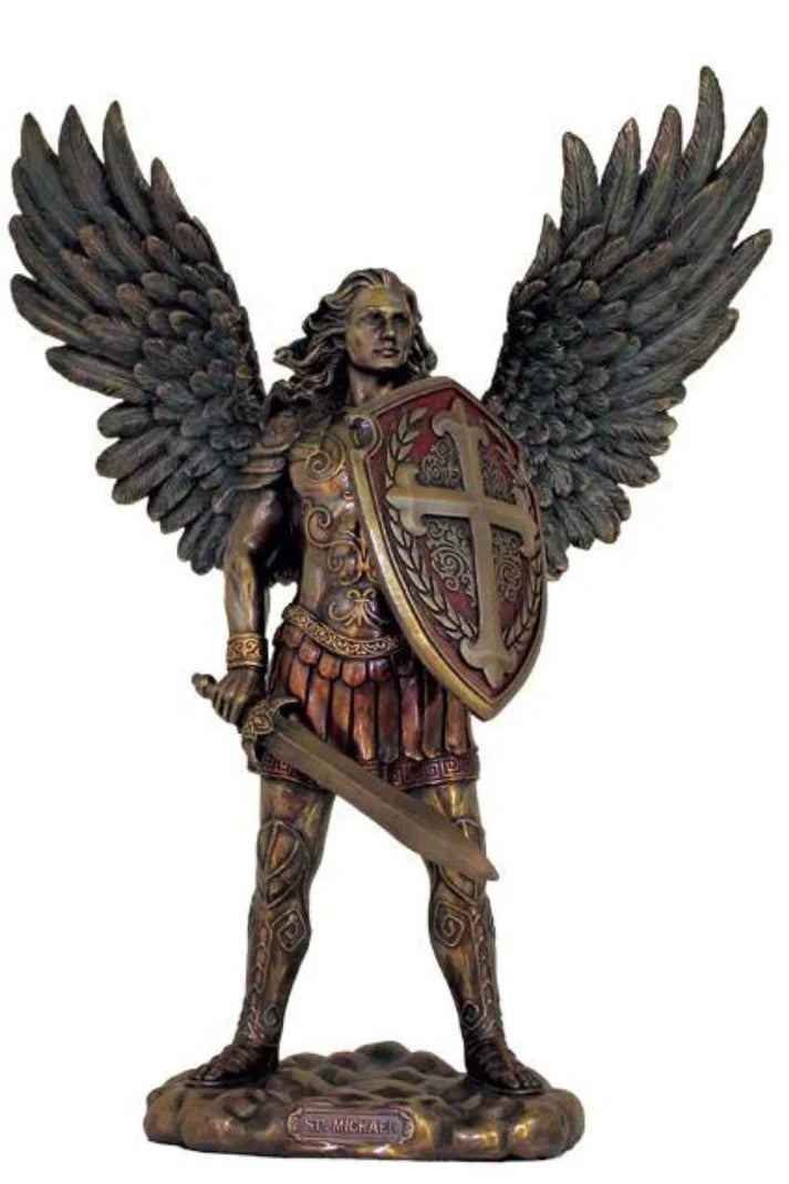 St. Michael Bronze Statue - ZWSR77586