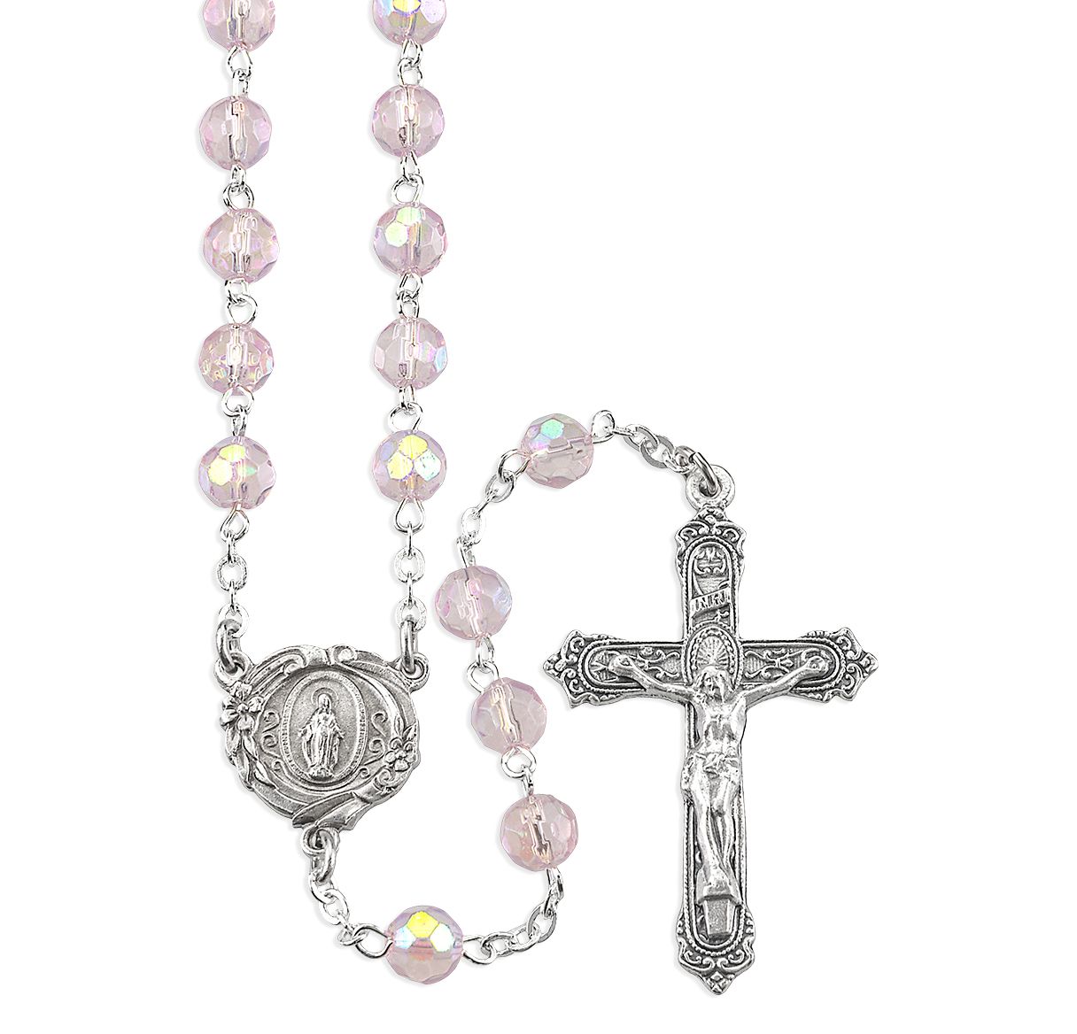 Rose Bead Rosary - TA01116RO