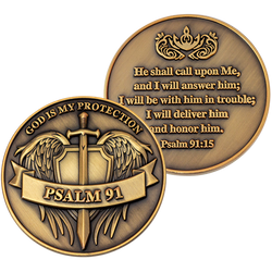 Psalms 91 Coins - FRCOIN39-4