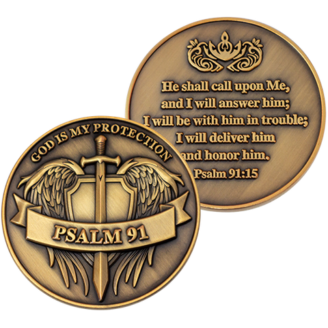 Psalms 91 Coins - FRCOIN39-4