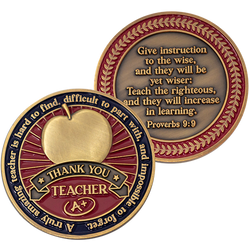 Teacher Appreciation Coins - FRCOIN45-4