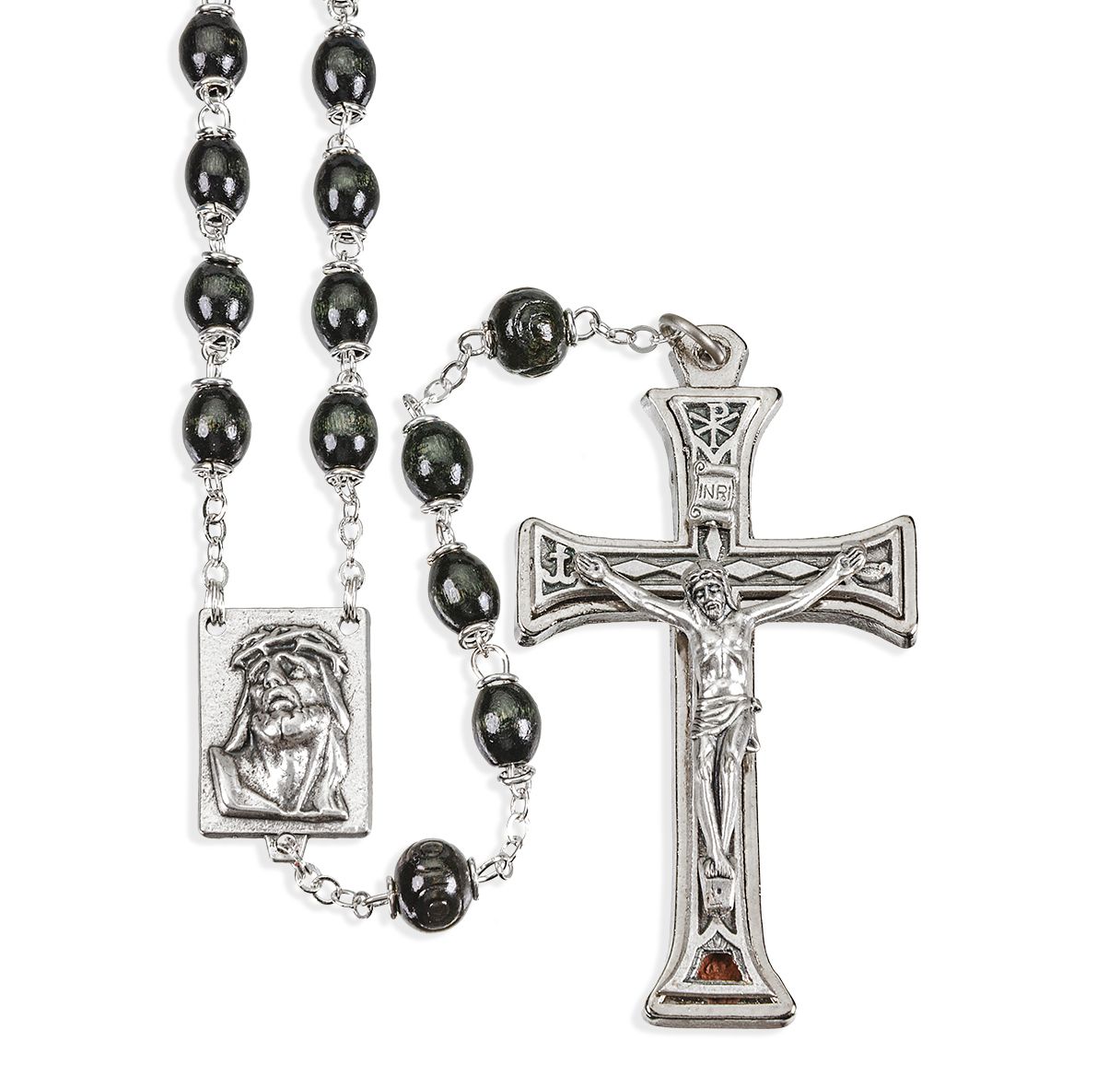 Black Palisander Bead Rosary - TA01282BK