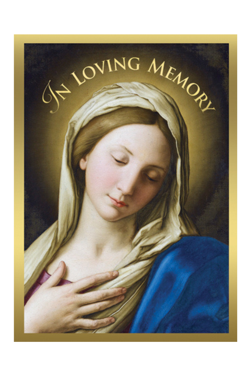 In Loving Memory Mass Card - FQME849 – Michigan Church Supply