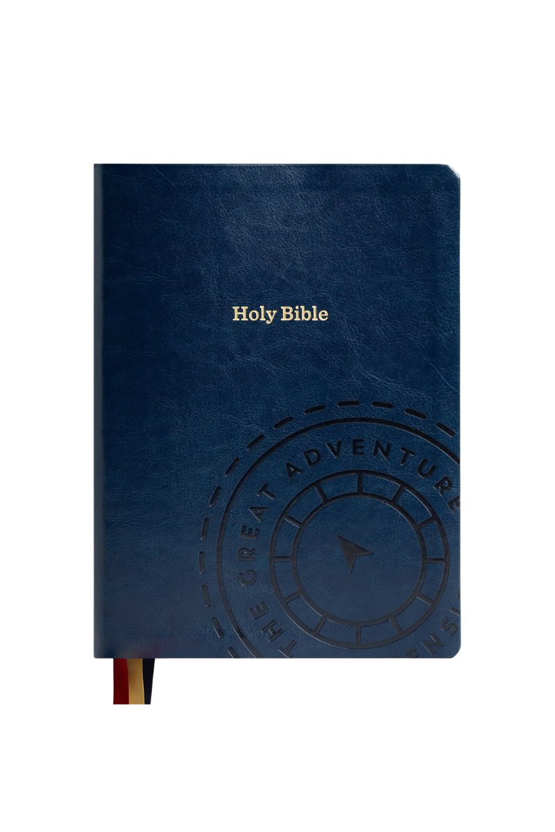 The Great Adventure Catholic Bible Blue Leather  - PP79419
