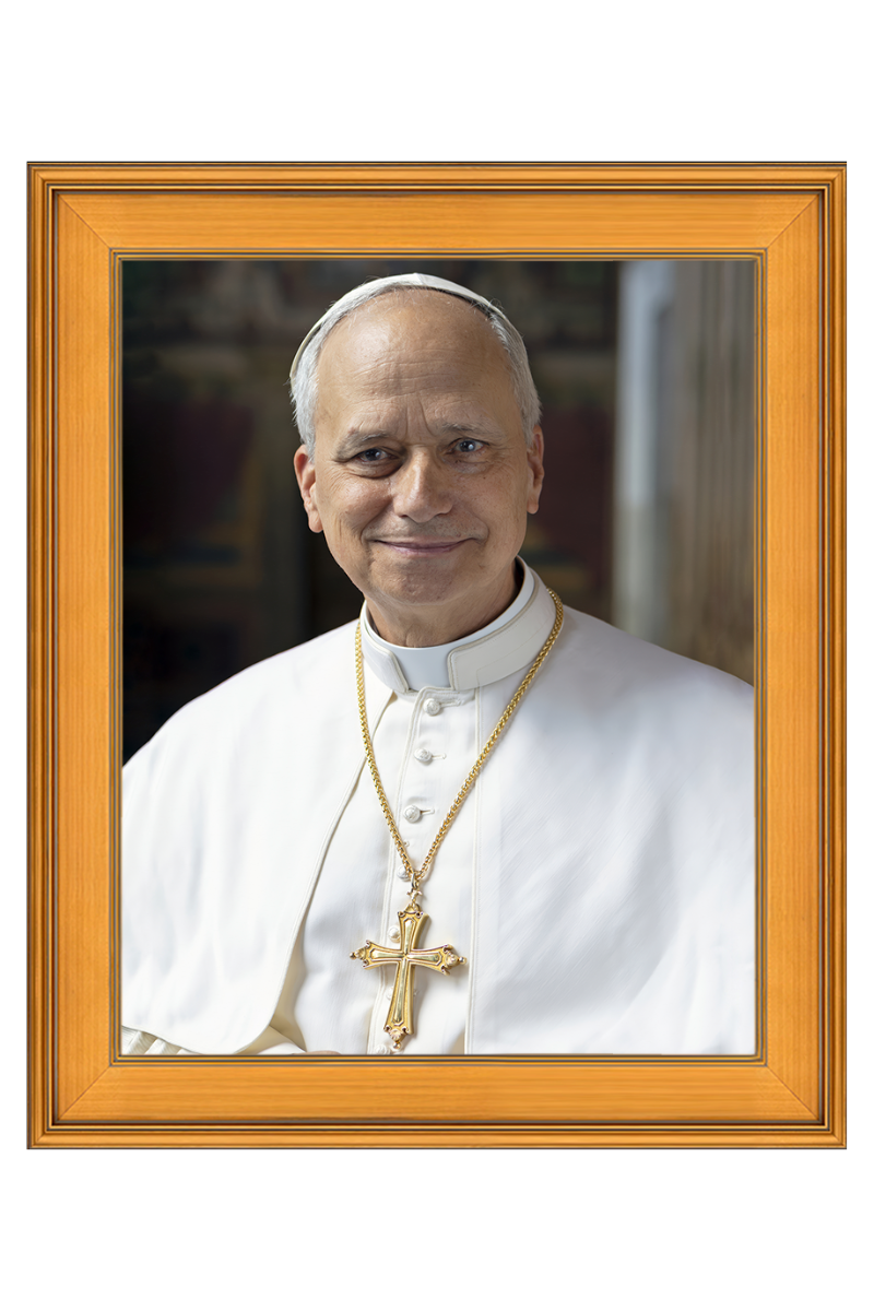 Official Pope Leo XIV Gold Framed Portrait - 8 x 10, 12 x 16, 16 x 20, 18 x 24, 24 x 30