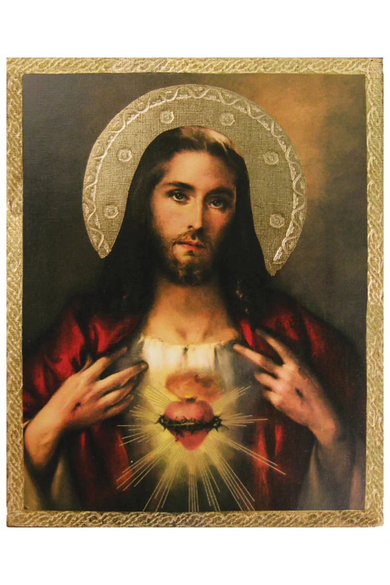 Sacred Heart of Jesus Plaque