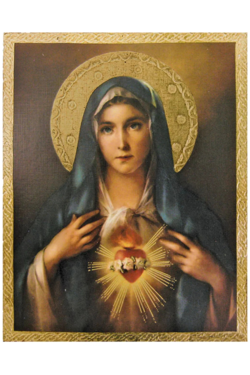 Immaculate Heart of Mary Plaque