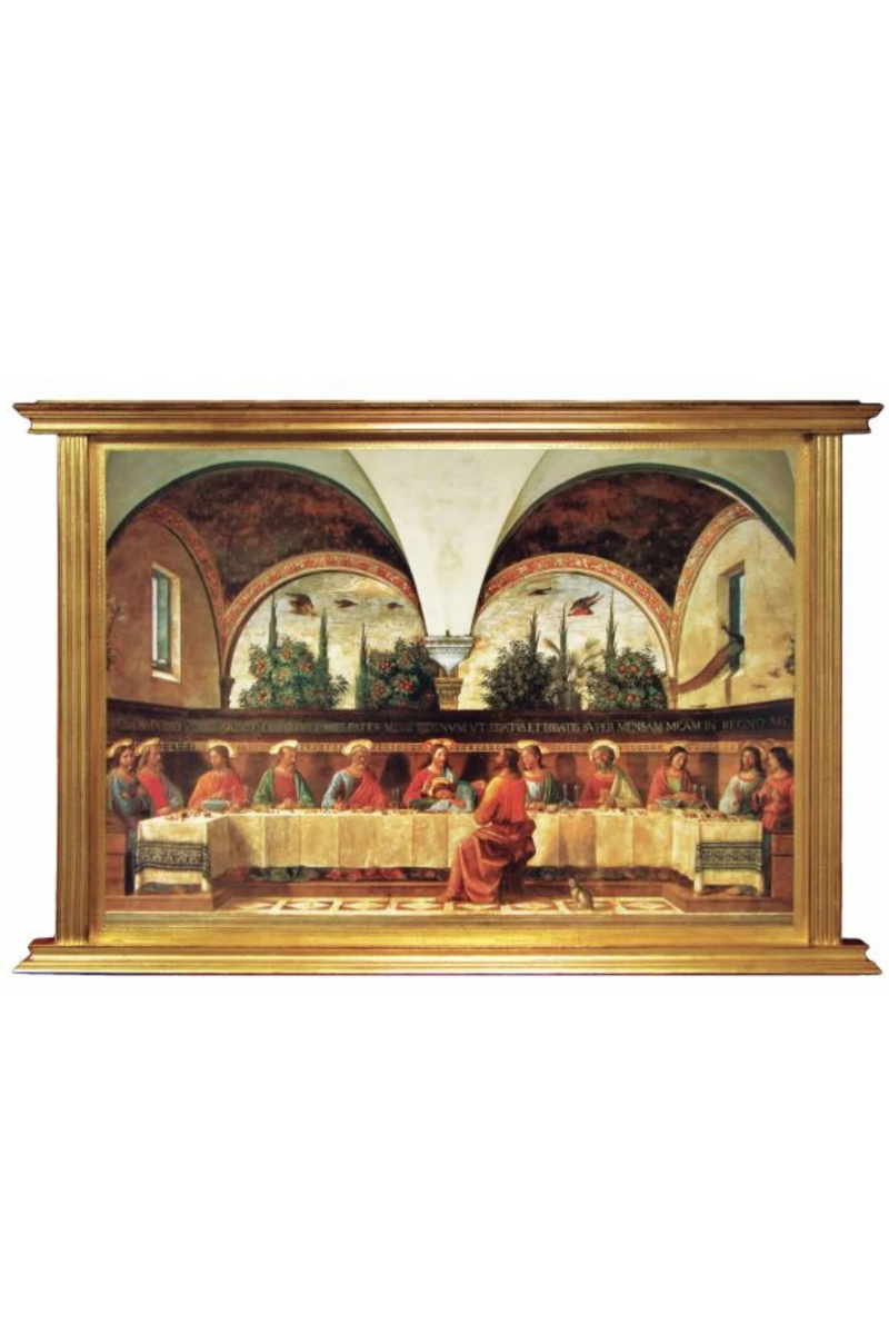 Last Supper Framed Plaque - ZWL2028