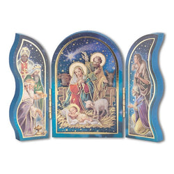 Nativity with Lamb Wood Triptych - TA1205806