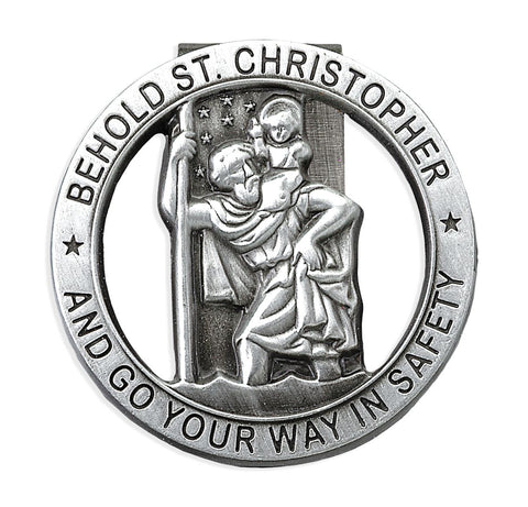 St Christopher Visor Clip - TAV5008