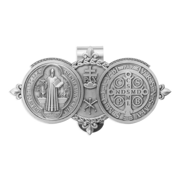 St. Benedict Visor Clip - TAVP645