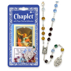 St Michael Glass Bead Chaplet - TA092