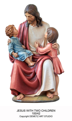 Jesus with Two Children - HD10042
