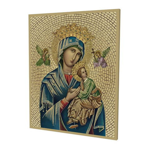 Our Lady of Perpetual Help Mosaic Plaque - TA108-208