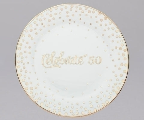 Celebrate 50 Plate - LI10920