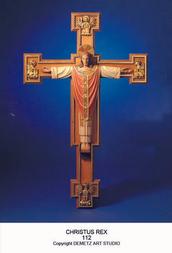 Christ The King - With Cross and Symbols -HD112