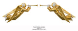 Trumpeting Angel - Ivory/Gold - HD12502