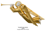Trumpeting Angel - Ivory/Gold - HD12502