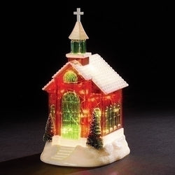 LED Red and Green Church - LI132357