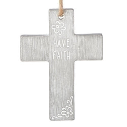 Cement Have Faith Cross - LI13268