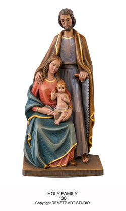 Holy Family - 3/4 Relief -HD136