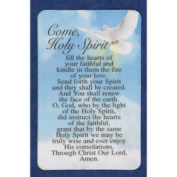 Come Holy Spirit Laminated Holy Card - NP14110SP