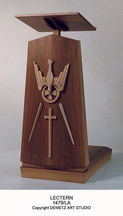 Lectern with Dove and Rays - HD1479LA