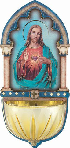 Sacred Heart of Jesus Holy Water Font-TA1928-101