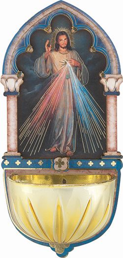 Divine Mercy Holy Water Font-TA1928-123
