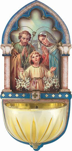 Holy Family Holy Water Font-TA1928-361