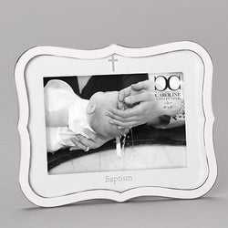 White Baptism Frame - LI19828
