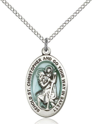 St. Christopher Medal - FN4123ECSS/18S