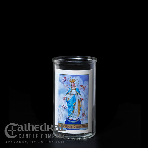 Patron Saint Glass 3 Day Globes - Immaculate Conception - GG2219