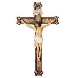 Wood Wall Crucifix - LI24003