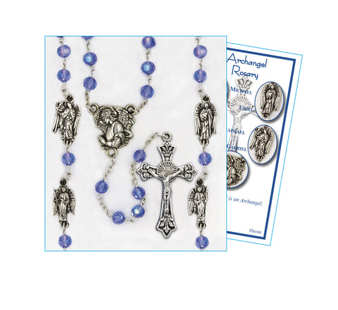 Blue Archangel Rosary - HX25865ARCH
