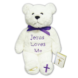 Jesus Loves Me Holy Bear - TXJLMB