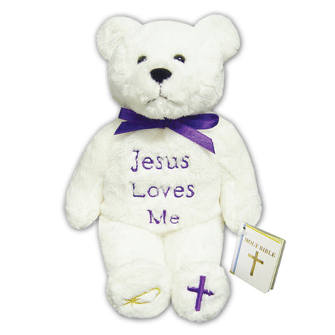 Jesus Loves Me Holy Bear - TXJLMB