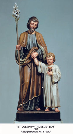 St. Joseph with Boy Jesus - HD303
