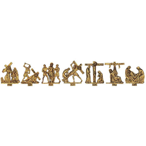 24k gold Stations of the Cross - MIK379G