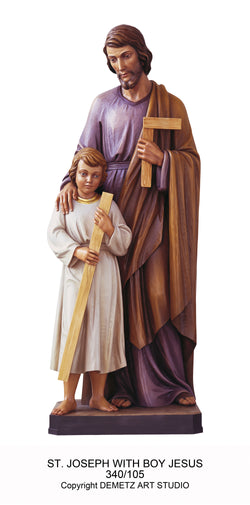 St. Joseph with Jesus - HD340105