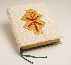 Book Cover White with Chi-Rho - WN1043