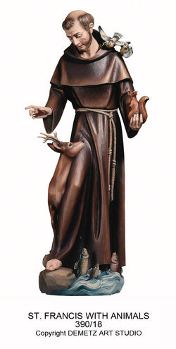 St Francis of Assisi with Animals - HD39018