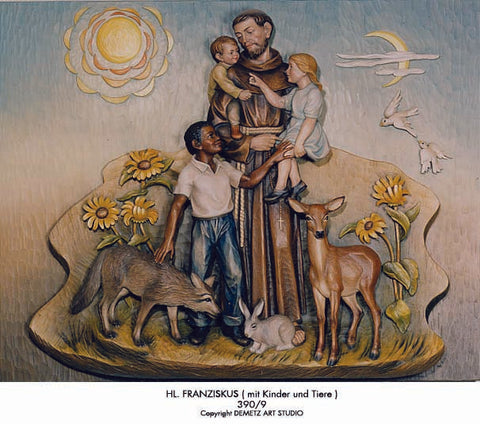 St Francis of Assisi with Animals - HD390/9