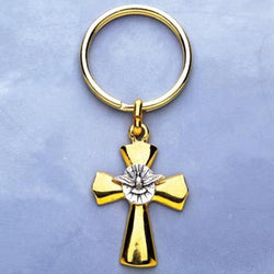 Holy Spirit Cross Keychain - HX40322