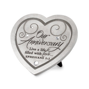 Our Anniversary Collection - Heart Plaque - NB40888