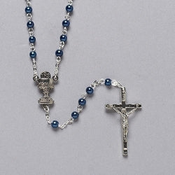 Blue Communion Rosary - LI40931